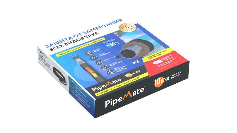 Секция нагревательная кабельная саморег. PipeMate 10Вт/м 20м ССТ 2293636
