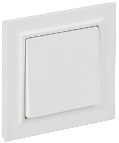 Выключатель 1-кл. СП BRITE ВСР10-1-0-БрАБ 10А в сборе арктич. бел. IEK BR-V10-0-10-K91-F