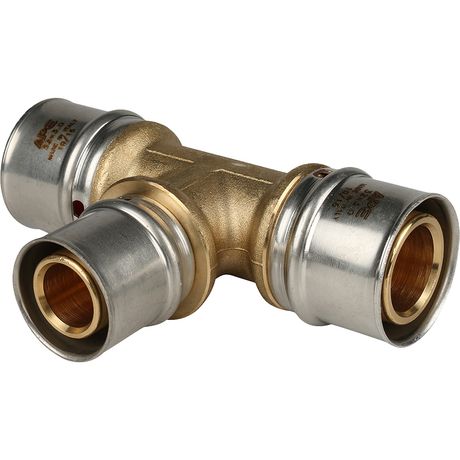 Тройник переходной 20х16х20 для металлопластиковых труб прессовой - SFP-0005-201620 STOUT RG008S9BH062NN