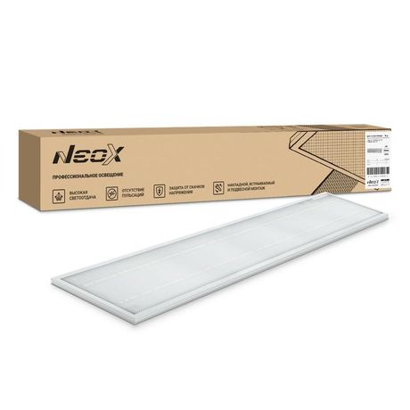 Светильник светодиодный универсальный ДВО-01 4540-ПРИЗМА 45Вт 4000К 1195х180мм панель NEOX 4690612055206
