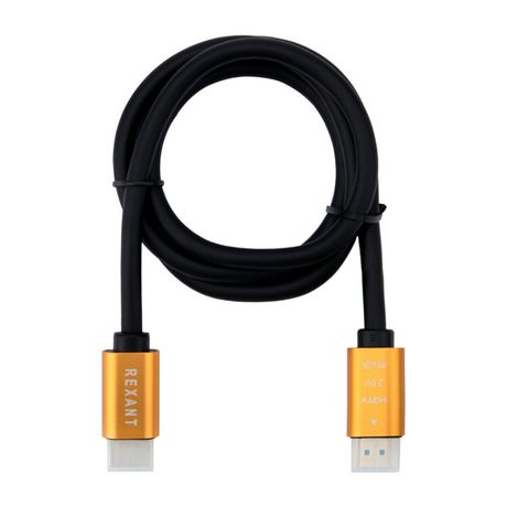 Кабель REXANT HDMI - 2.0 длина 1 метр (GOLD) |17-6102 | MEET