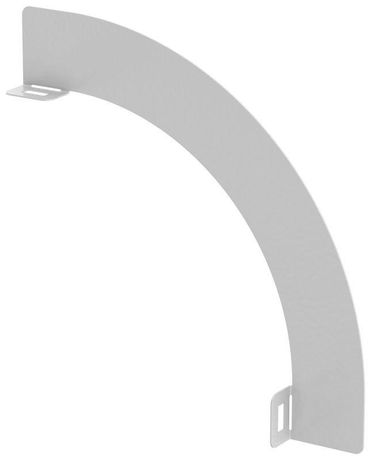 Перегородка разделительная 50мм поворота вертикал. внешн. 90град. RAL 9016 IEK CRP40-0-90-050-9016