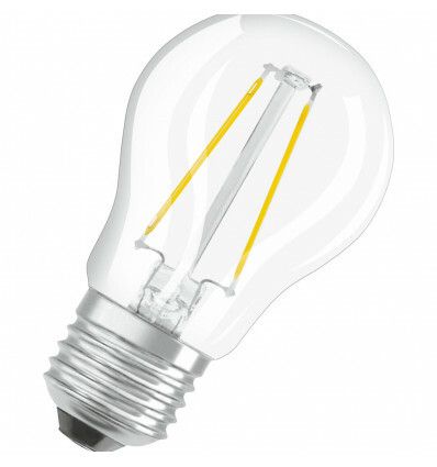 Лампа светодиодная филаментная PARATHOM DIM CL P FIL 40 5W/827 5Вт 2700К тепл. бел. E27 470лм 220-240В (замена 40Вт) прозр. стекло диммир. OSRAM 4058075438811