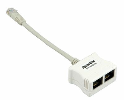 Разветвитель SPL-YT4-E2-U2 RJ-45 4Pr.T568A/T568B -> 2Pr.10BASE + 2Pr.USOC | 34526 Hyperline