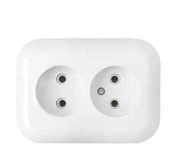 Беларусь Розетка двойная скрытая - РС16-237 Bylectrica