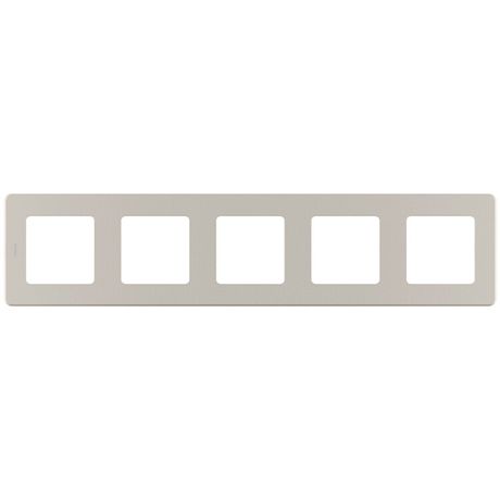 Рамка 5 постов Inspiria шампань | 673978 Legrand