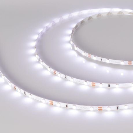 Светодиодная лента RT-A60-5mm 12V Cool 15K (4.8 W/m, IP20, 2835, 5m) (Arlight, 4.8 Вт/м, IP20) | 015215(2) Arlight