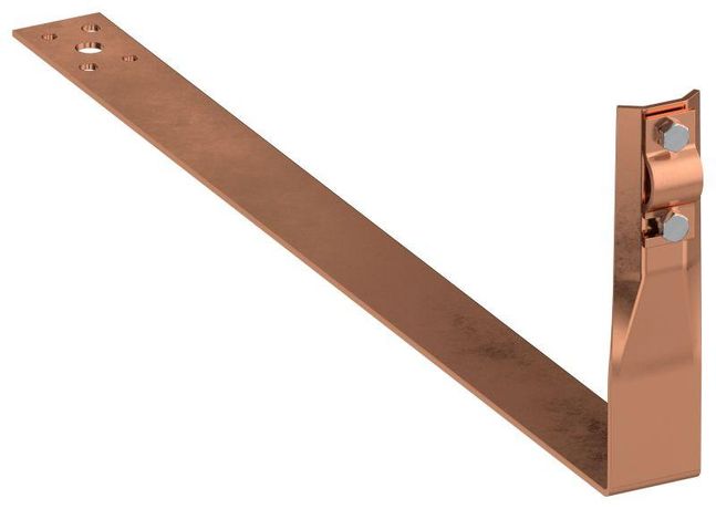 Держатель проводника круглого 6-10мм черепичная кровля L=380мм медь IEK - ZDP80-50-5-16-380