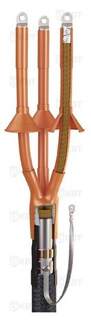 Муфта кабельная концевая 10кВ 3КНТп-10-25/50-Б КВТ 50118