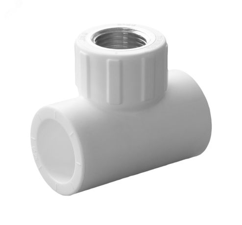 Тройник полипропиленовый PPR комбинированный ВР 32 х 3/4' - 9500003234 Политэк