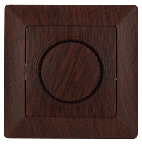 Светорегулятор поворотный СП Solo 4-401-10 600Вт 230В IP20 венге Intro Б0053711 ЭРА