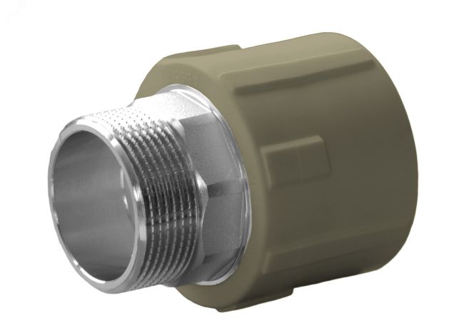 Муфта полипропиленовая PPR разъемная НР 40 х 11/4' - 7000240114 Политэк