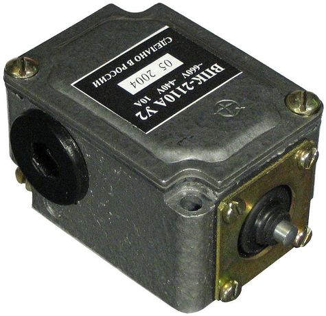 Выключатель путевой конечный ВПК-2110Б У2 1НО+1НЗ 10А IP67 толкатель Реле и Автоматика A8014-80085152