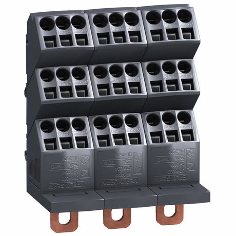Колодка распределительная 250А 3 полюса Polyblok - 04033 Schneider Electric