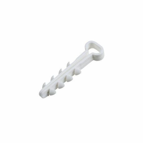 Дюбель-хомут нейлоновый прямоугольный 5-8 мм, белый, упаковка 100 шт. | 07-4608 REXANT MEET