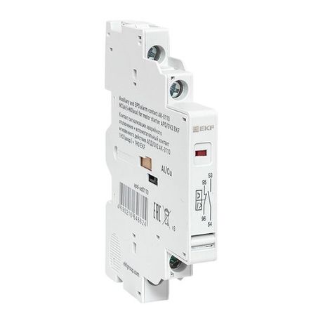 Контакт сигнализации аварийного отключения + вспомогательный мгновенного действия АПД/GV2 АК-0110 1НЗ (авар.) 1НО | apd-ad0110 EKF