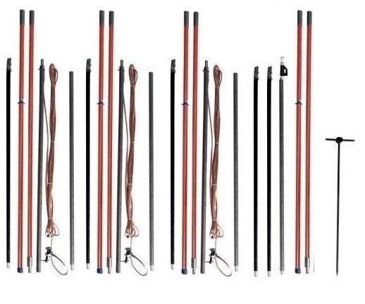 Комплект для заземления ВЛ 10кВ без подъема на опору КШЗ-10Д 70кв.мм Антиток Д413698 Диэлектрик