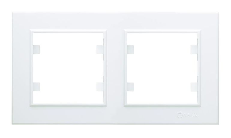 Рамка 2-м Karea горизонт. бел. Makel 56001702