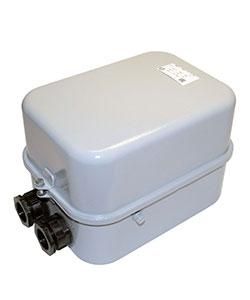 Пускатель электромагнитный ПМ12-040110 У2 В 40А 220В/50Гц 1НО IP54 нереверсивный без реле корпусе кнопок Электротехник ET000253