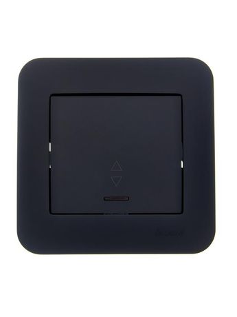 Переключатель проходной 1-кл. 1п СП ASTI 10А IP20 с подсветкой черн. LEZARD 7081-4242-114 LEZARD арт. 7081-4242-114