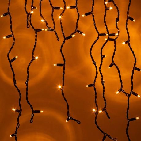 Гирлянда светодиодная уличная ERAPS-BZ2 бахрома 2*1 м желтая 120 LED IP65 220 В | Б0060546 ЭРА