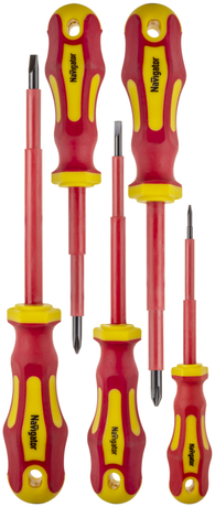 Набор отверток диэлектрических NHT-Otd01-H5 (5шт) Navigator 93000 33298