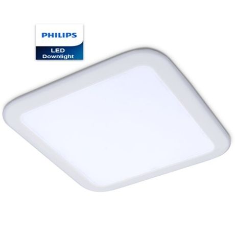 Светильник светодиодный LED ДВО Даунлайт 13 Вт 900 Лм 3000 К 220-240 В IP20 квадрат 125х125 мм MESON PHILIPS - 5946531C1 915005748301