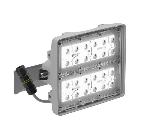 Светильник светодиодный L-pixel 6/banner/300/Г30/750(R5)/01/MT-KM/I1-C6/220AC IP66 RAL7035 LEDEL PX300-21516-123-182