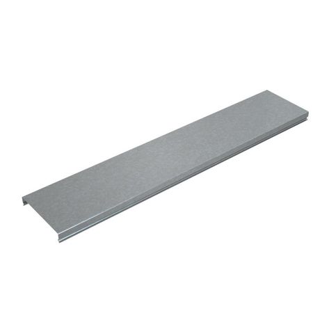 Крышка для лотка осн.200 L2000 сталь 0.55мм "ПЛЮС" KLplus200-0.55-2000 КМ PL2078 КМ-Профиль