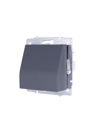 Вывод кабеля СП VESNA IP20 механизм графит. LEZARD 742-3488-197 LEZARD арт. 742-3488-197