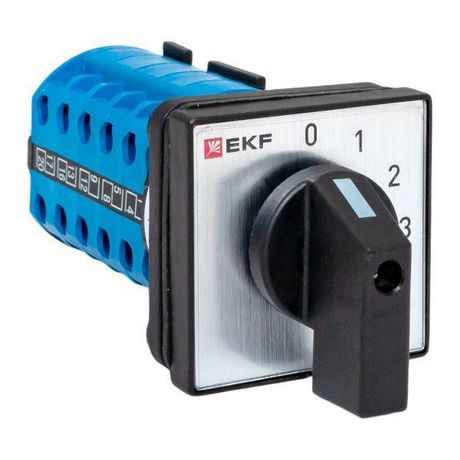 Переключатель кулачковый ПК-1-103 10А 3P «0-1-2-3» IP65 | pk-1-103-10-65 EKF