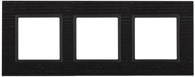 Рамка для розеток и выключателей чёрное дерево ЭРА Elegance 14-5303-05 - Б0034577