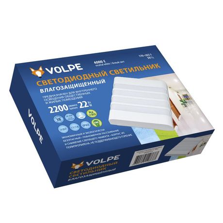 Светильник светодиодный ULW-Q280 22W/4000K/S01 IP65 White Прямоугольник 22Вт 4000К 200х160х58мм промышленный накладной влагозащ. опал. рассеив. бел. Volpe UL-00006710 Uniel