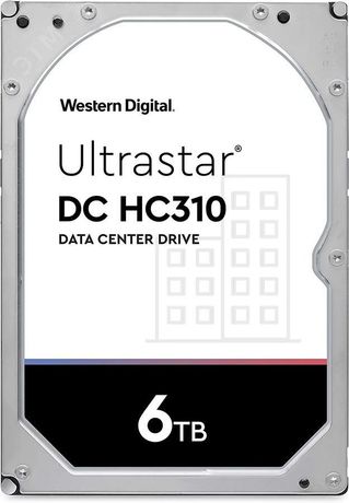 Жесткий диск 6Tb Ultrastar DC HC310 3.5'', SATA III, 7200 об/мин, 256 МБ - 1000504526 Western Digital