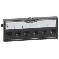 Вставка компьютерная UTP 6RJ45 категория 5е - 033554 Legrand