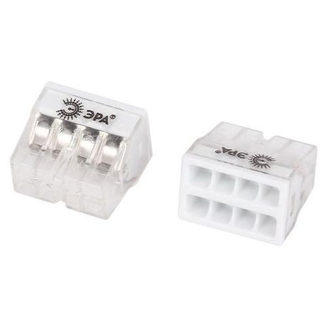 Клемма быстрозажимная 2273-208 компактная 8-проводная 0.2-2.5 мм2 NO-225-362 упаковка 15 шт - Б0067913 ЭРА