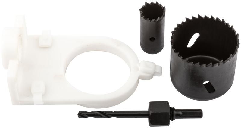 Набор для врезки замков с пластиковыми шаблонами, 3 шт (22/54 мм) - 36352 РОС