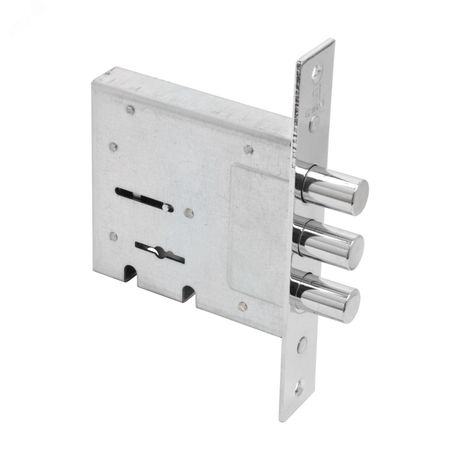 Замок врезной БУЛАТ ЗВ8-6.60.00.3(14).08 хром сувальд б/о б/наклад 5кл. для метал. дверей - 14935 ПТК