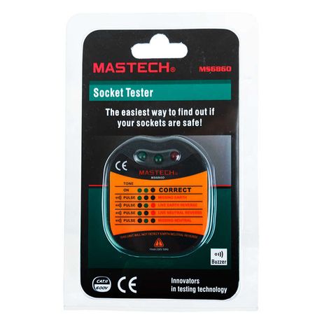 Тестер розеток MS6860D MASTECH | 13-1260 SDS MEET