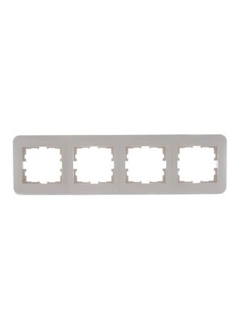 Рамка 4-м Karina Life горизонт. крем. LEZARD 708-0300-149