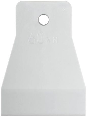 Шпатель 60мм резиновый бел. КУРС 06884