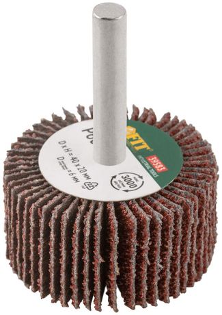 Диск лепестковый для дрели радиальный , 80 х 20 6 мм ( Р60 ) - 39583 РОС