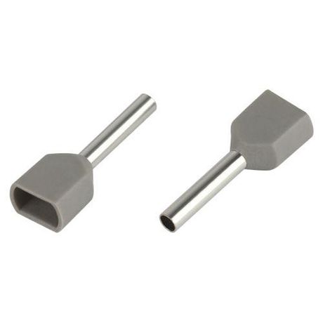 Эра Б0063303 Наконечник-гильза двойн НШвИ(2) 0.75-10 с изолированным фланцем (уп.10шт)