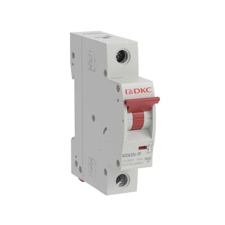 Выключатель автоматический однополюсный YON max MD63N 1п 50A B 6kA | MD63N-1PB50 DKC ДКС