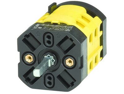 Переключатель кулачковый двухполюсный ПК-12А сх9(1-0-2) IP20 передняя панель без ручки - AS1209R ДКС