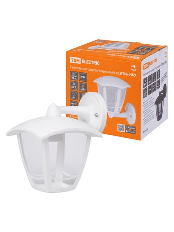 Светильник садово-парковый "СИТИ" НБУ 07-60-002 У1 4-х гранник настенный вниз белый | SQ0330-1312 TDM