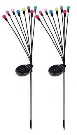 Светильник светодиодный садовый SLR-S04-MS2 "Светлячки" RGB мультицвет на солнечн. батарее (уп.2шт) ФАZА 5053946 ФАЗА
