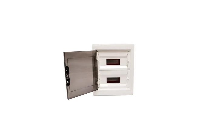 Корпус щита распределительного для модульного оборудования 24M(12х2) встраевамый прозр. дверца Cetinkaya Pano CP10924