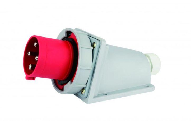 Вилка стационарная 3Р+РЕ 125А 380В IP67 ВС-103 DEKraft 26170DEK APC