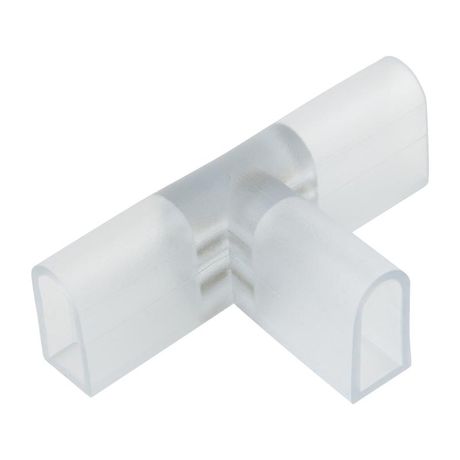 Соединитель контактный Т-образный UTC-K-32/N21 CLEAR 010 POLYBAG для светодиодных лент ULS-N21 NEON 220В, 8x16мм 2 контакта Цвет прозрачный 10 штук в пакете UL-00004461 Uniel
